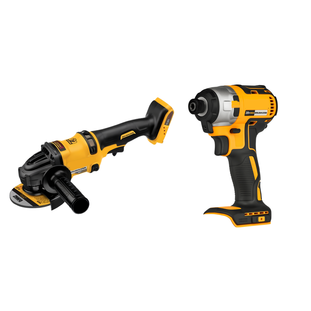 ULTRATOOL 3-IN-1: CORDLESS DRILL + IMPACT DRIVER + ANGLE GRINDER